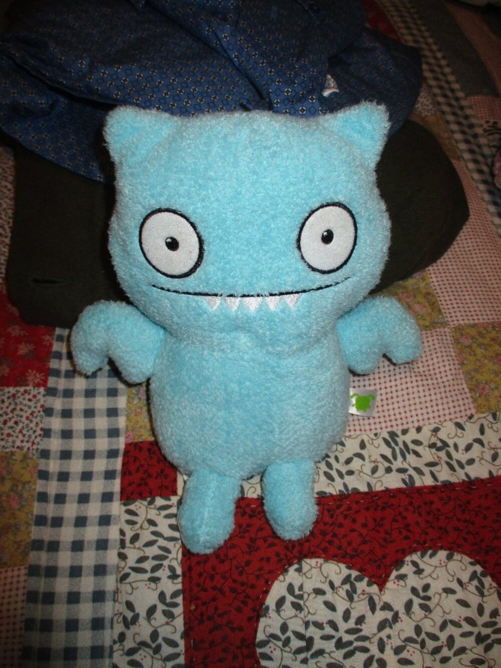 UglyDolls Ice Bat Blue Medium Plush Stuffed Toy Monster Doll Ugly Doll Soft 9"